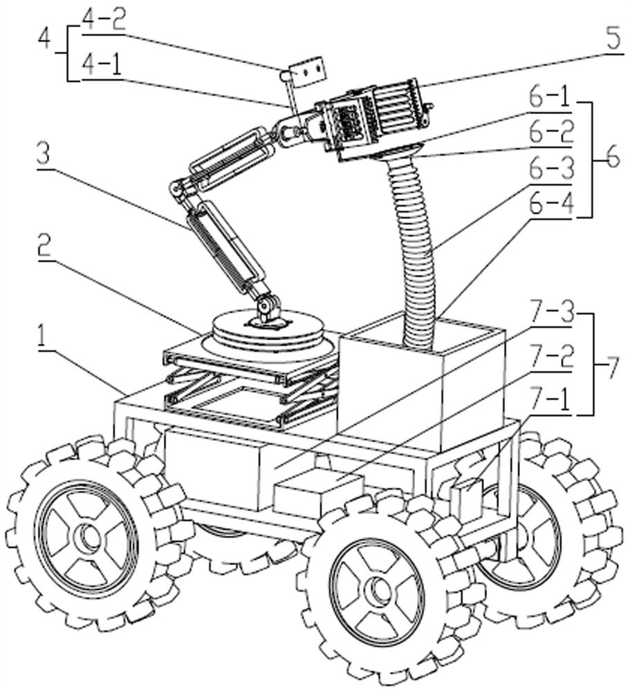 Spherical fruit picking robot and picking method