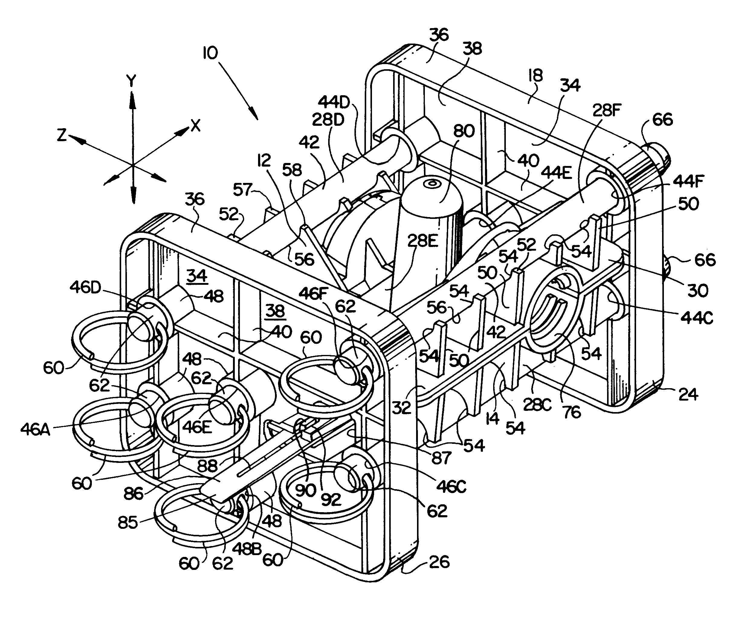 Spacer molds with releasable securement