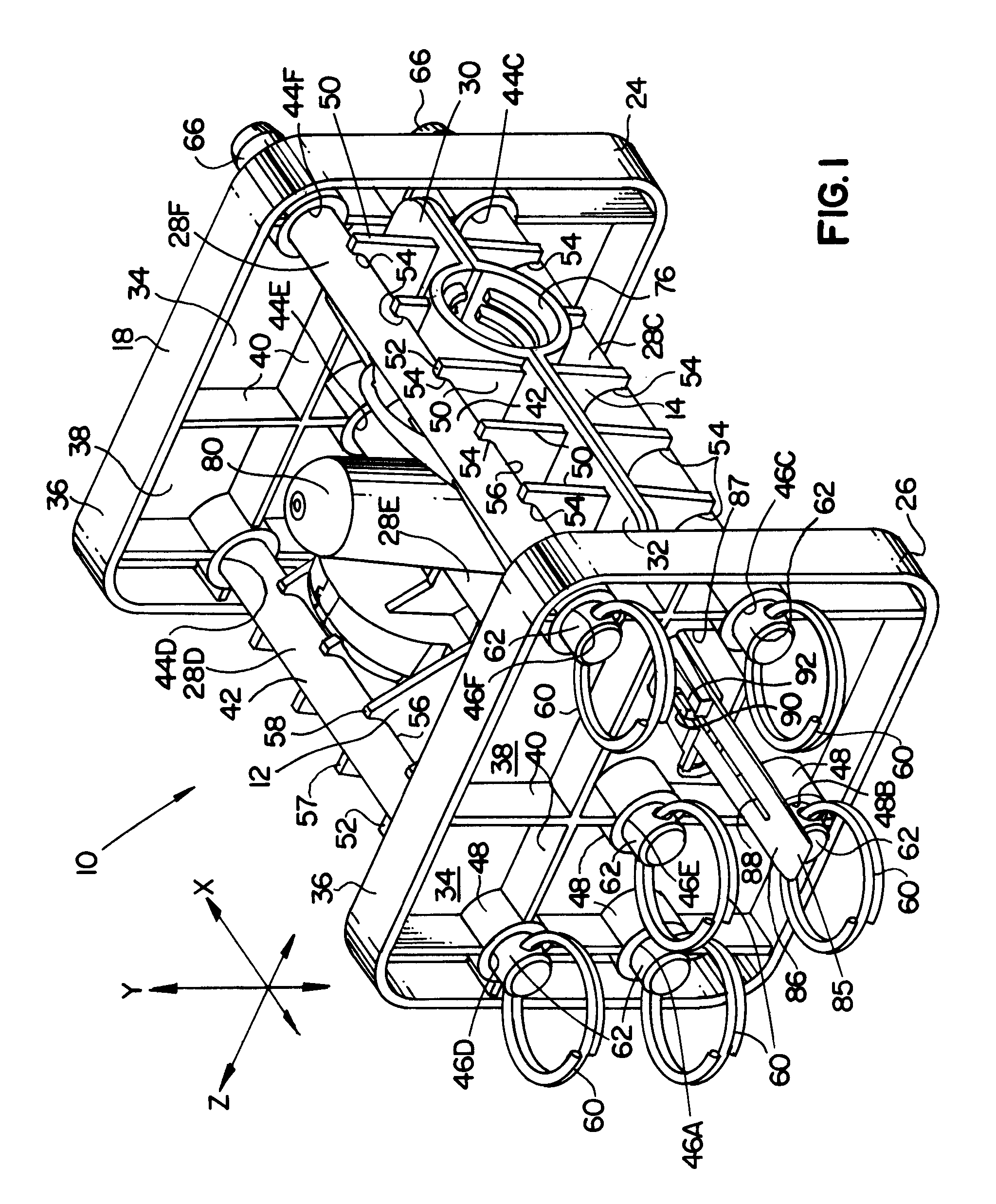 Spacer molds with releasable securement