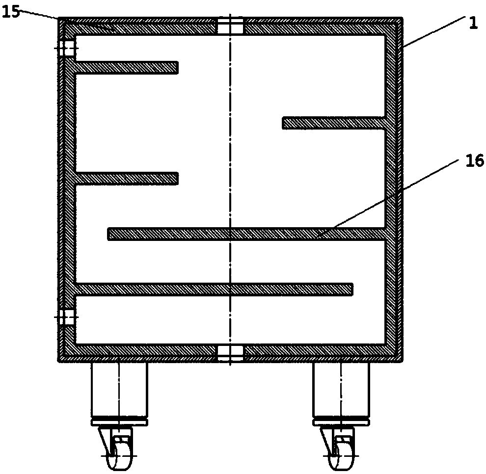 Circulating water rapid refrigerating device