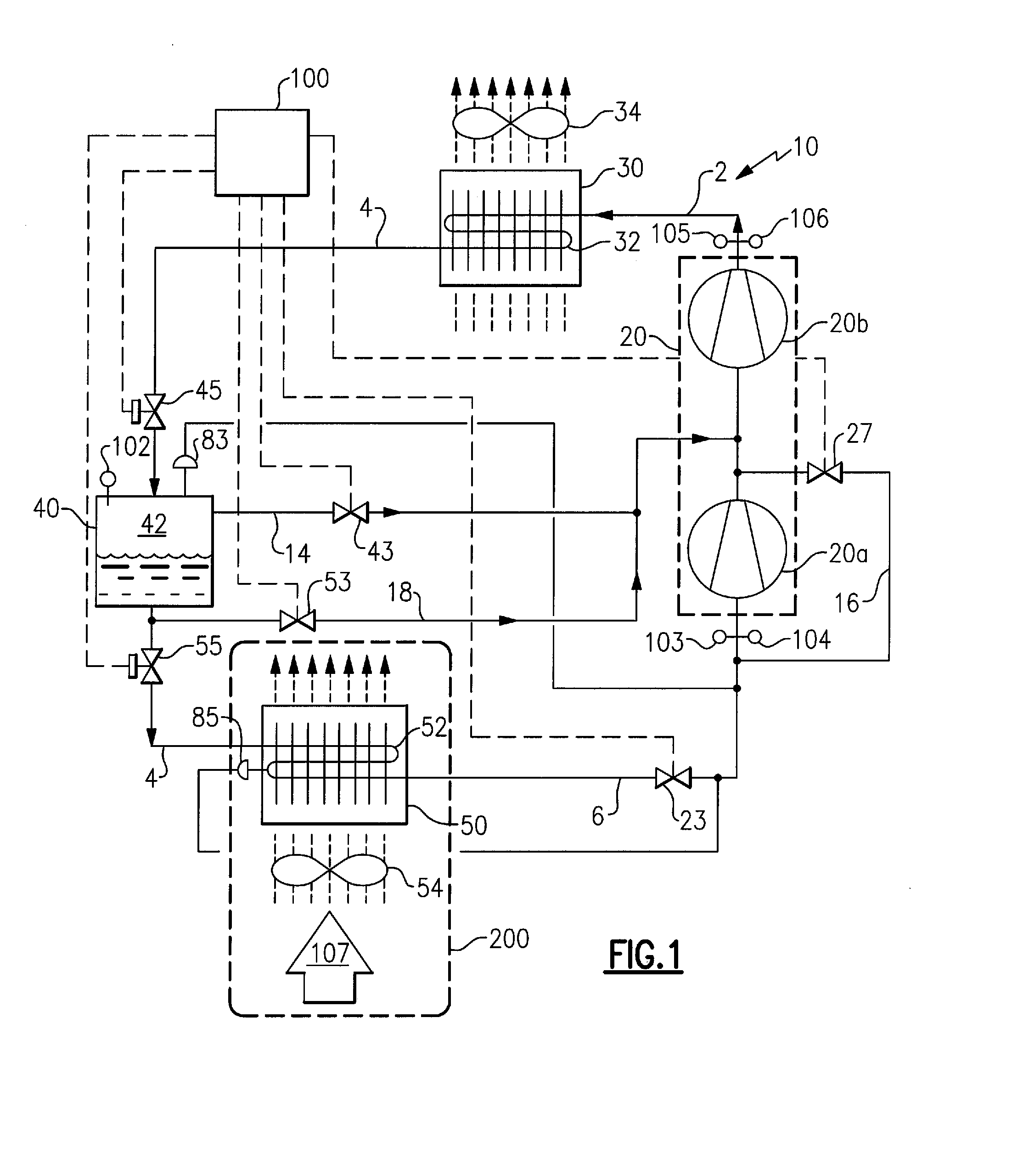 Refrigerant vapor compression system operation