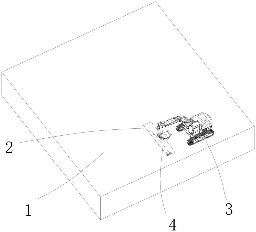 Pipe network multi-section division pipe laying process