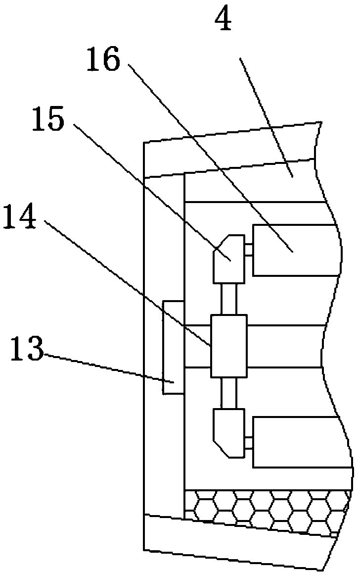 Circulating grinding and screening device for Chinese herbal medicines