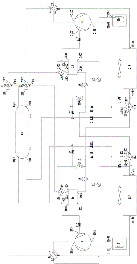 Air conditioning system unit and air conditioning system