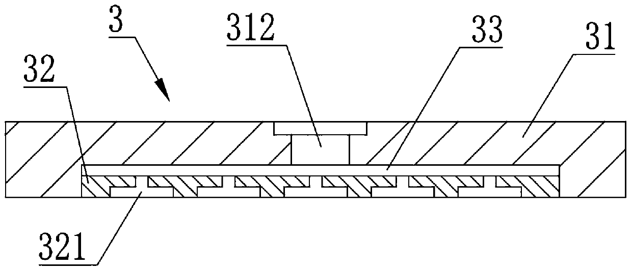 Automatic composite material laying execution device