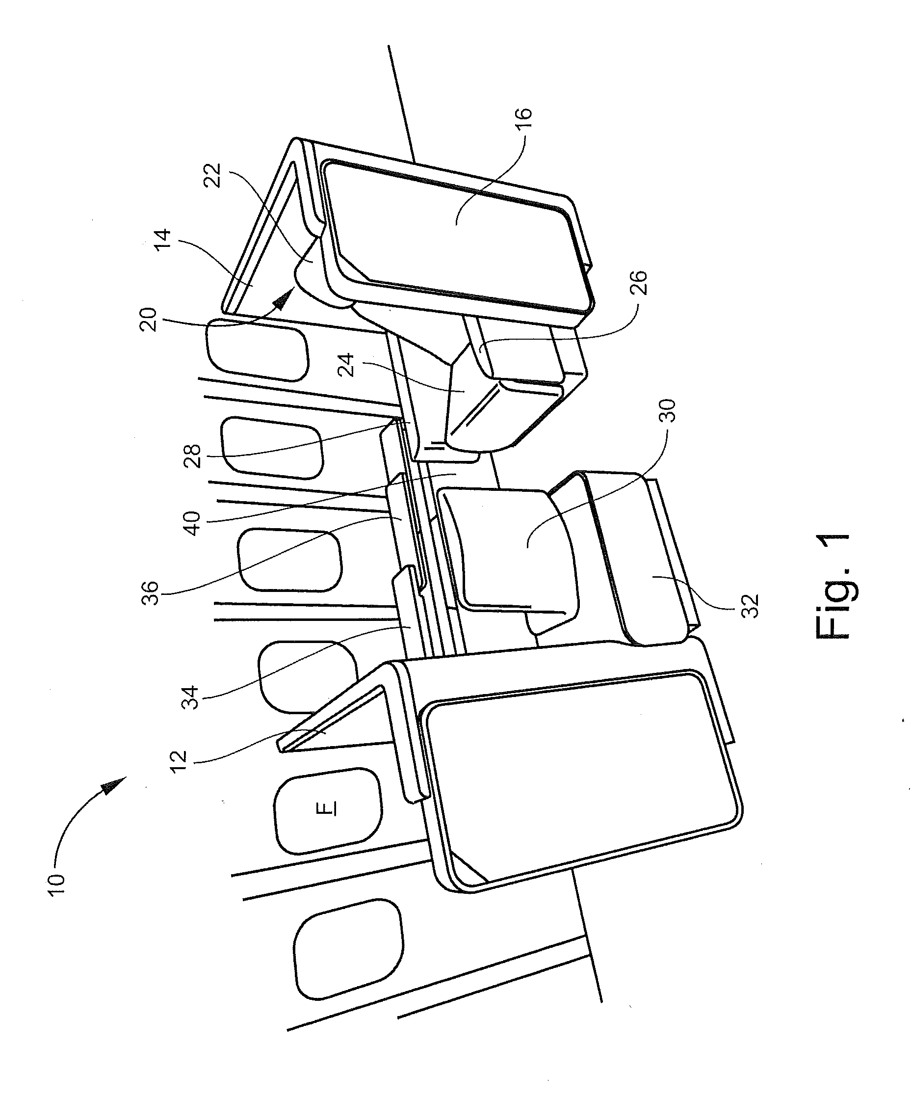 Premium class aircraft passenger suite