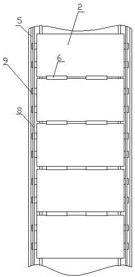 A gynecological examination bed