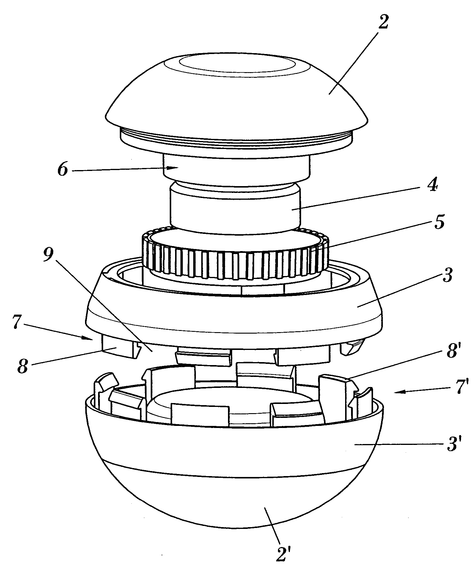 Diffuser of multiple volatile substances