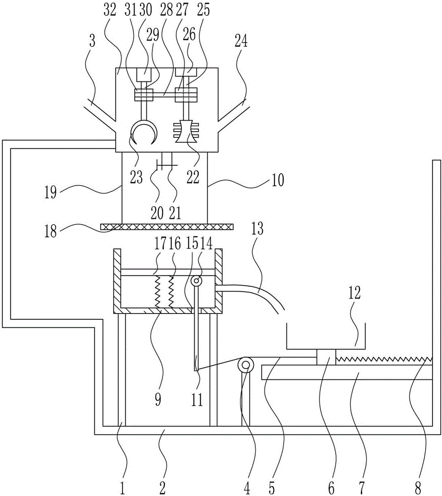 Waste battery environment-friendly recycling and disposing device