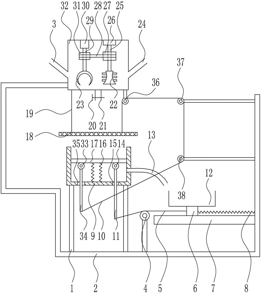 Waste battery environment-friendly recycling and disposing device