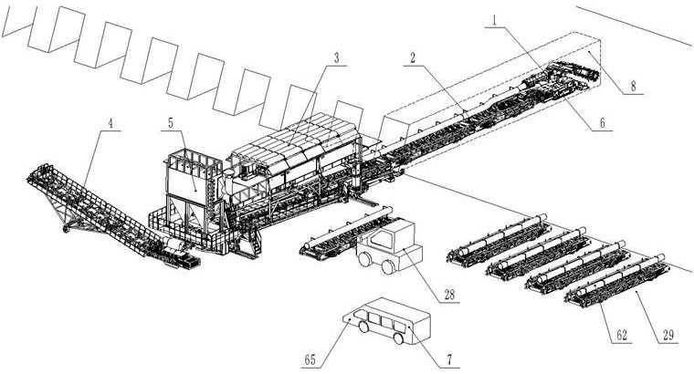 A side mining system for an open-pit mine