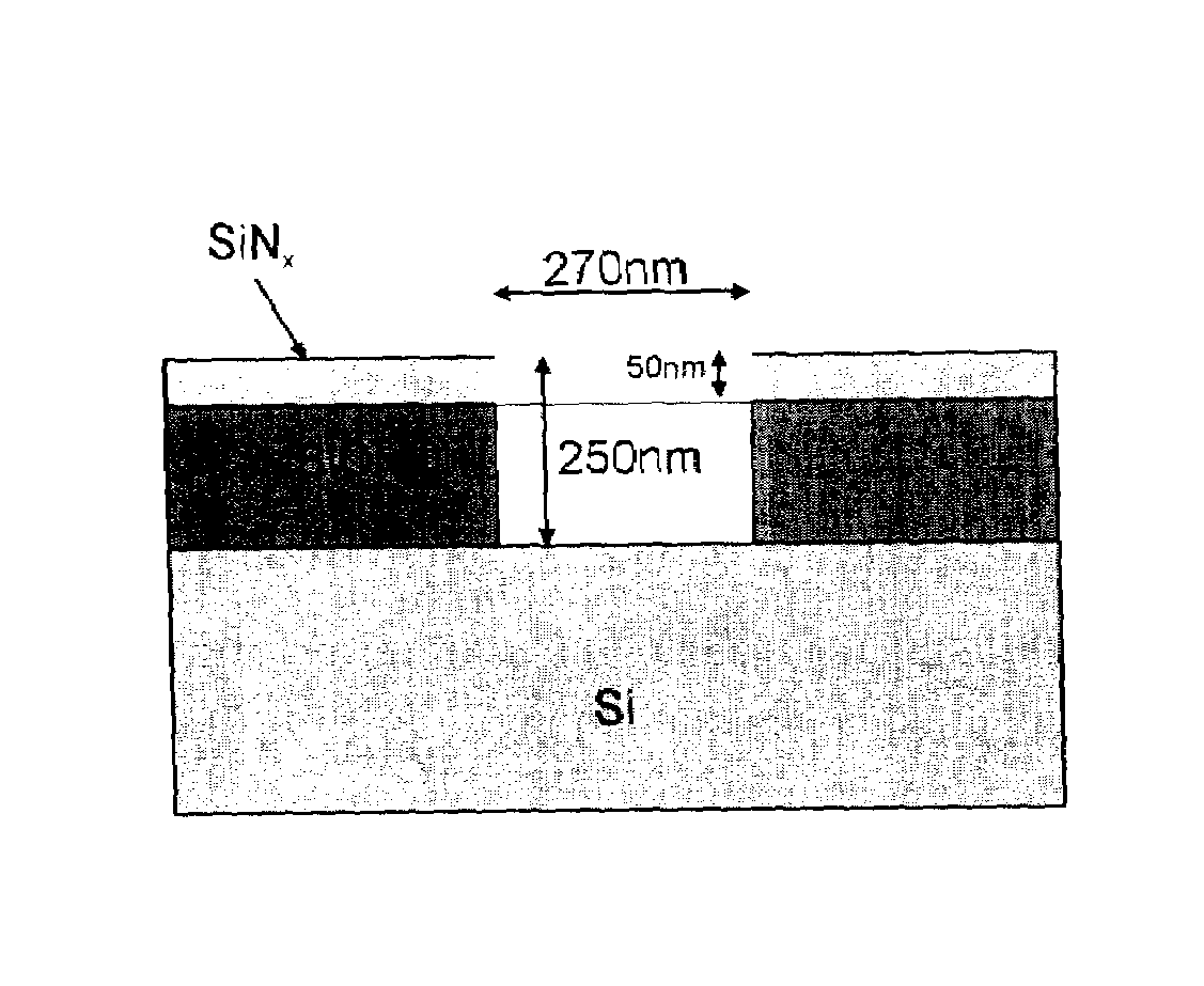 Method for filling holes with metal chalcogenide material