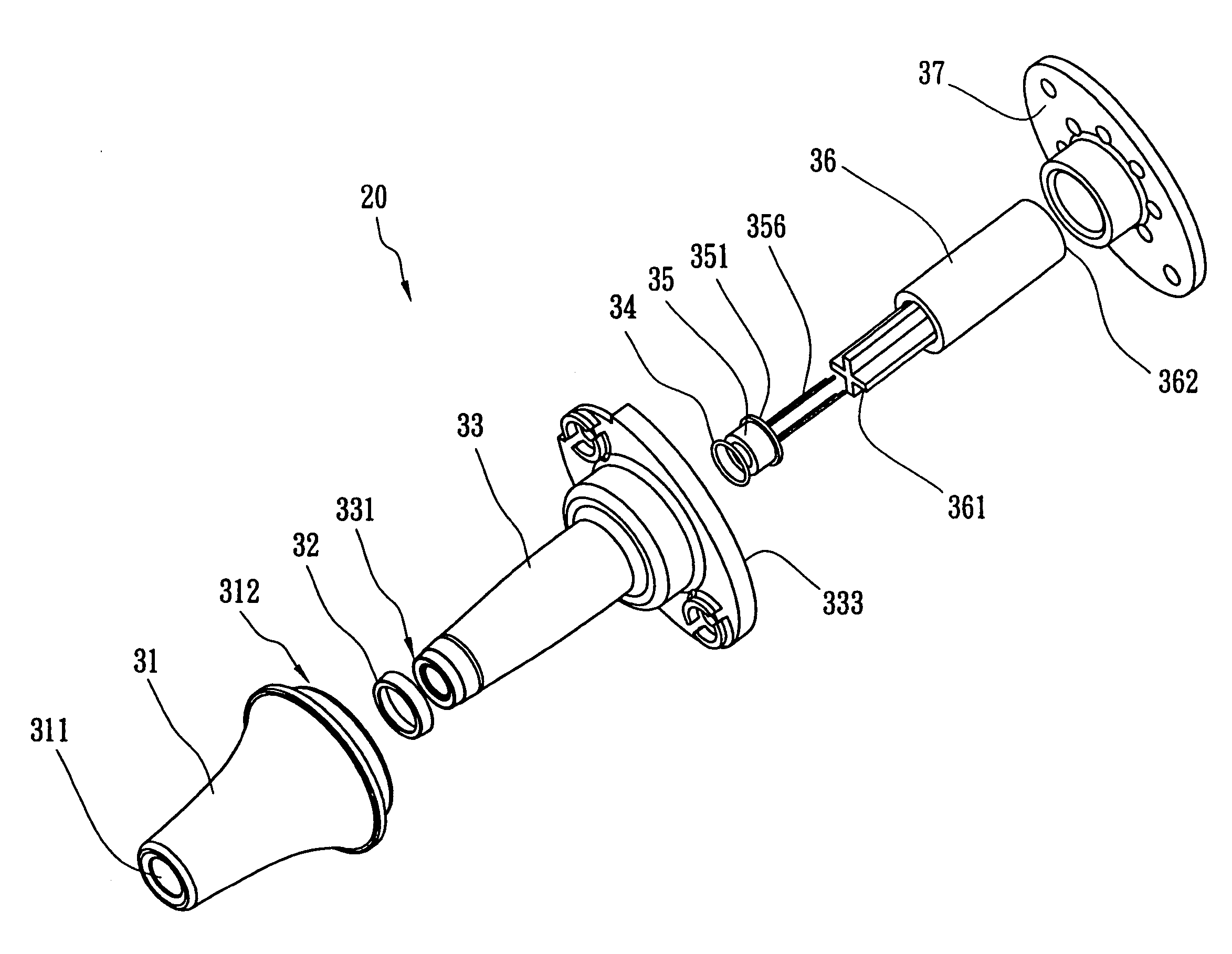 Probe assembly of infrared thermometer