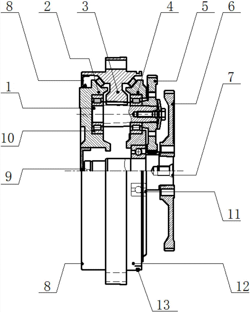 Precision duplex planetary reducer structure