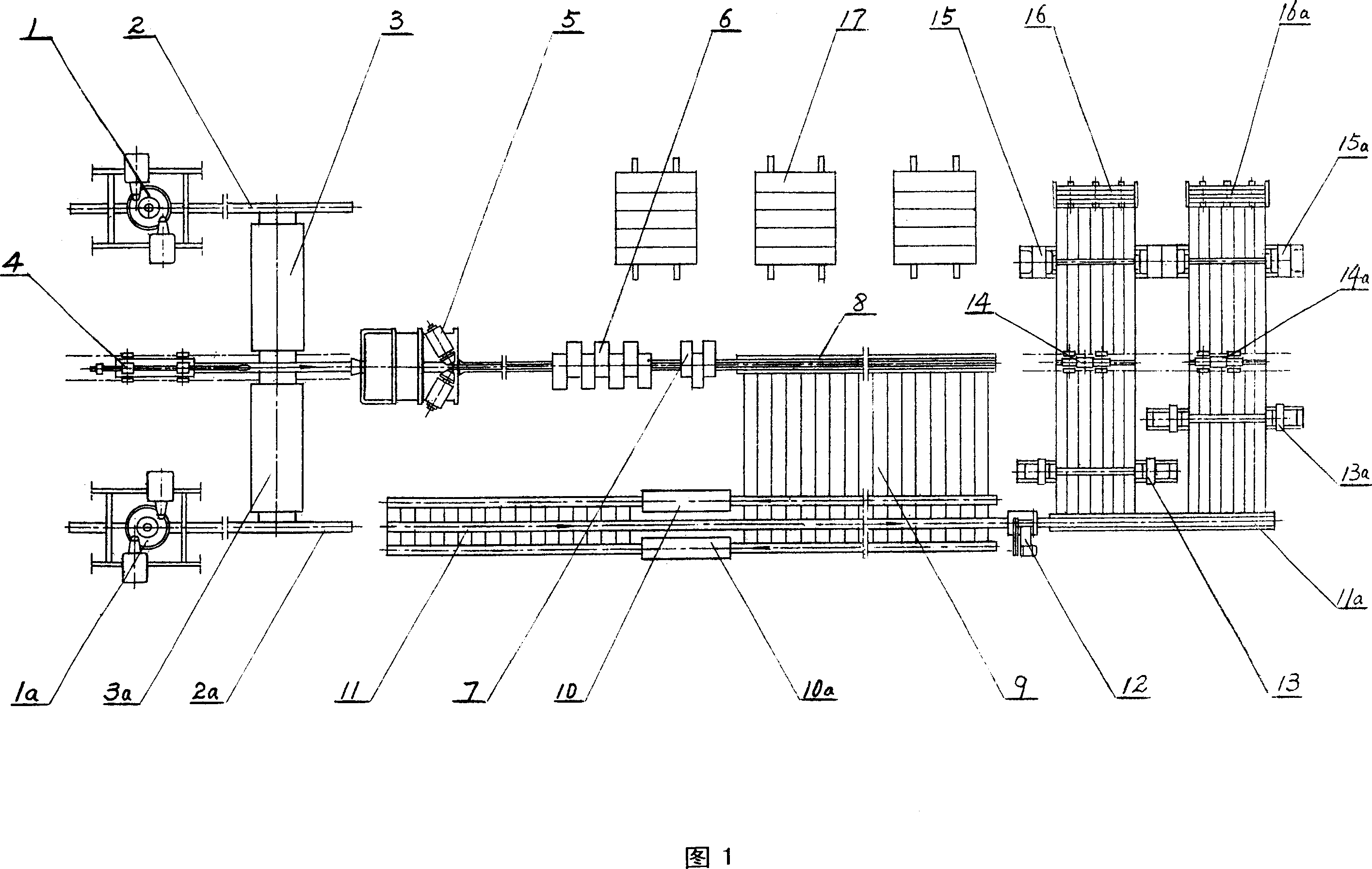 Continuous casting, continuous solling production method and apparatus for stainless steel seamless composite pipe