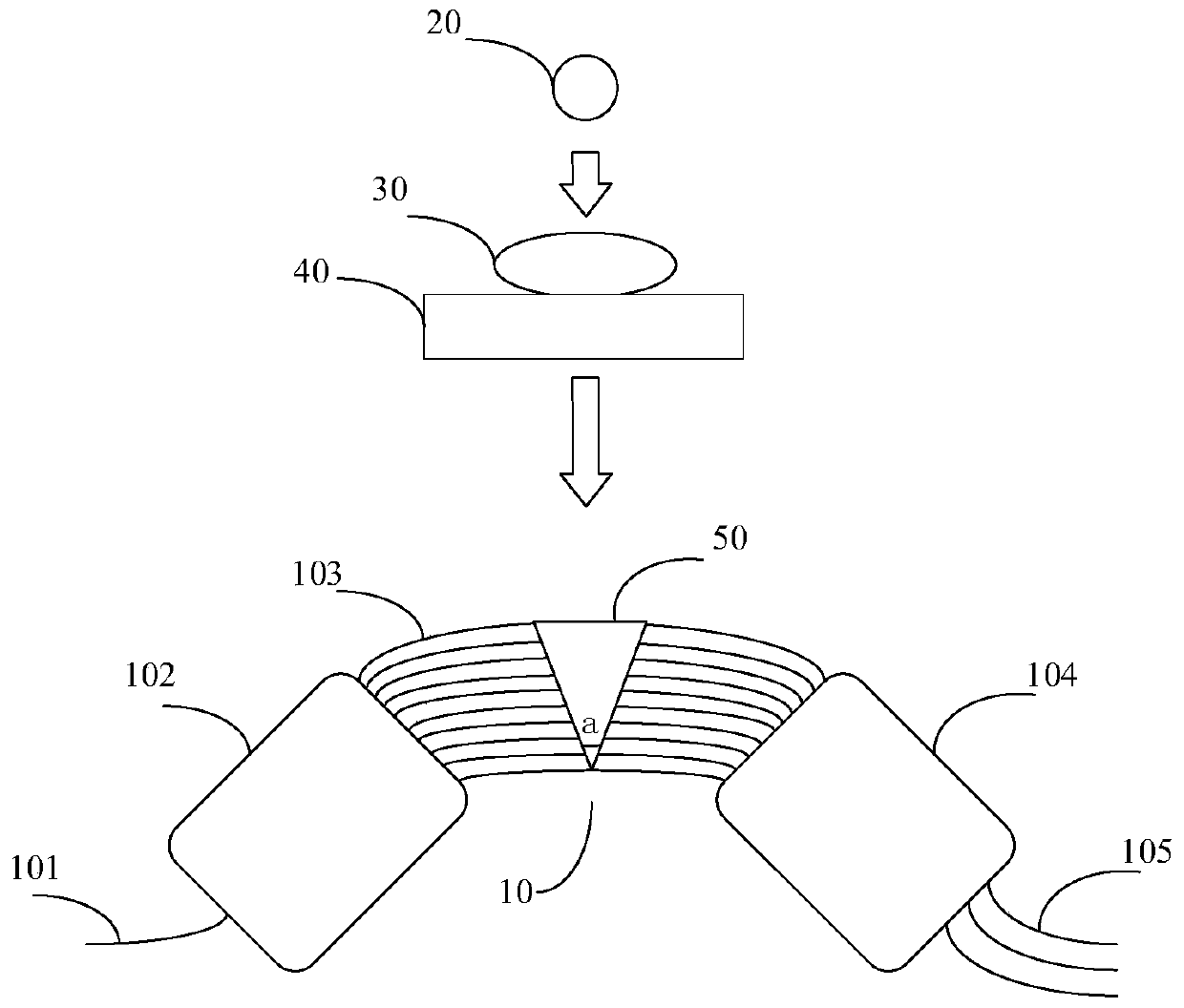 Method and device for correcting array waveguide grating center wavelength