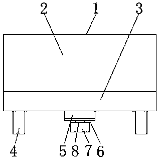 Concrete mixer for construction site with dust sucking function