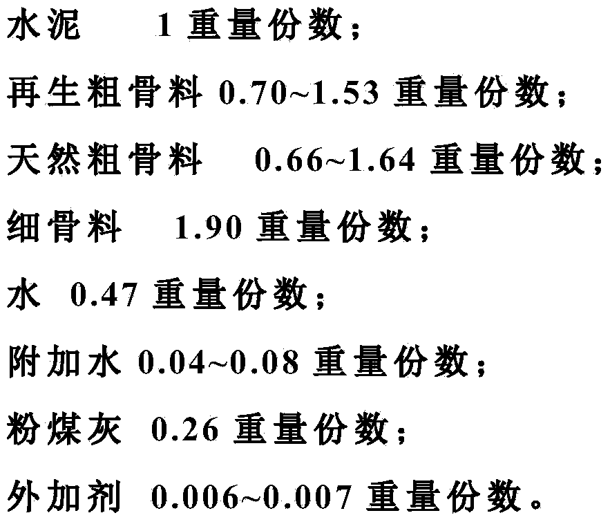 Grade-C30 single-particle regenerated self-compaction concrete and preparation method thereof