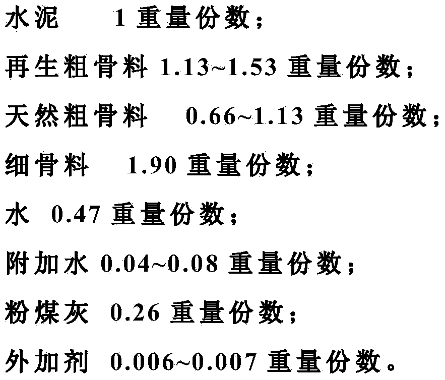 Grade-C30 single-particle regenerated self-compaction concrete and preparation method thereof