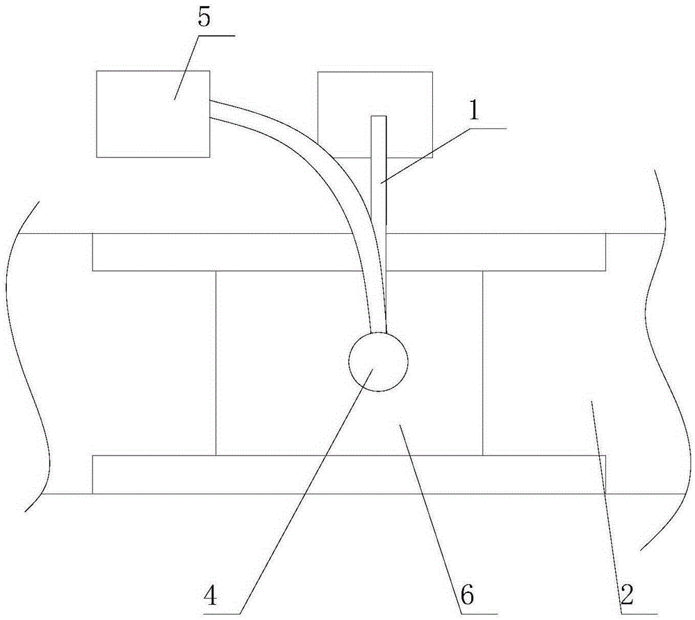 A marking device with automatic clamping and positioning function