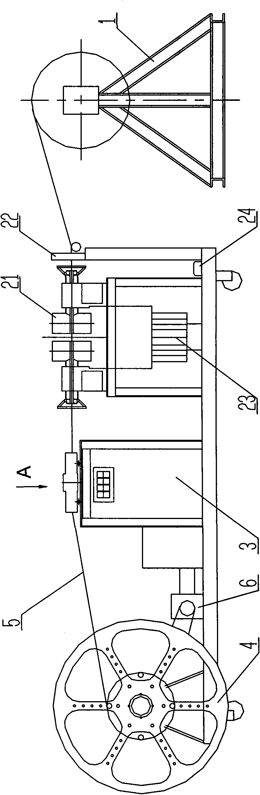 Rapid conical head fusing machine for steel wire rope