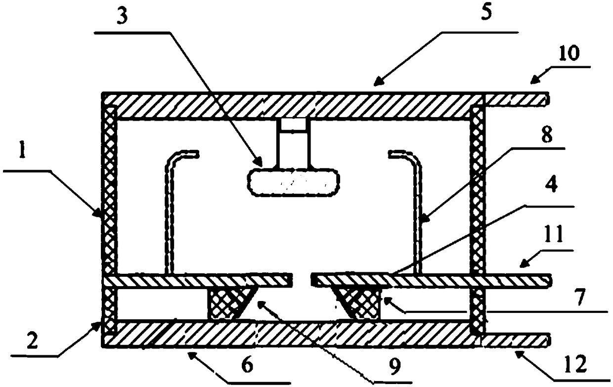 Active overvoltage protection gap with plug-and-pull function in gas environment