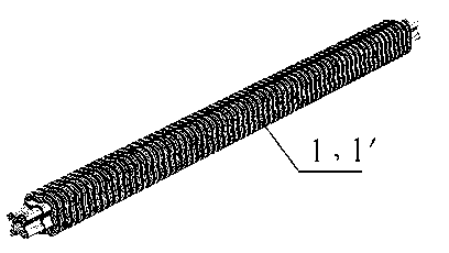 Composite material combined type cross arm for high-tension transmission line tower pole