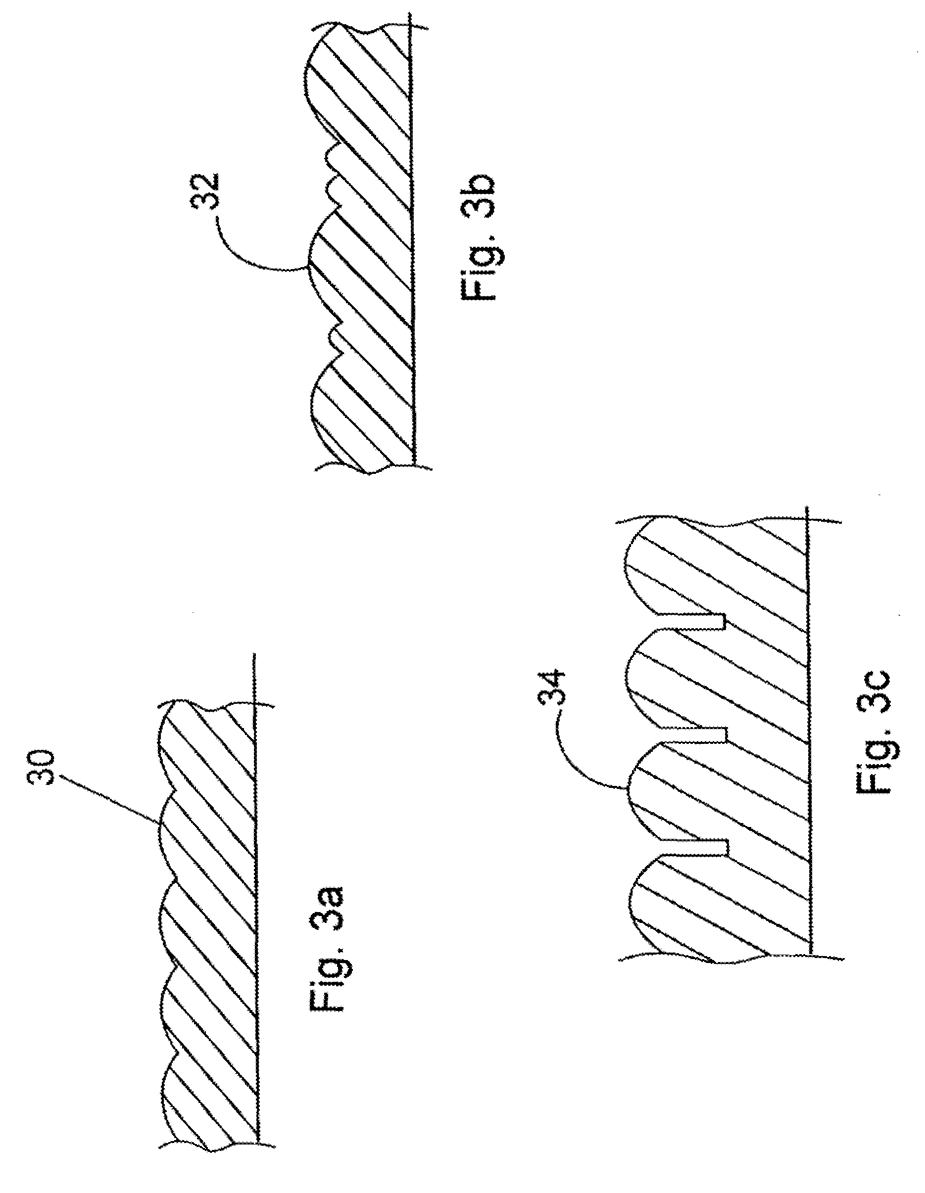 Reactor with heated and textured electrodes and surfaces