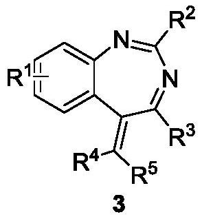 Synthesis method of 1,3-benzodiazepine compounds and antitumor activity