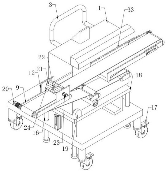 Automatic leaf adding machine for silkworm breeding