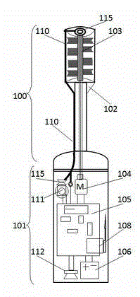 Intelligent oral cavity cleaning device