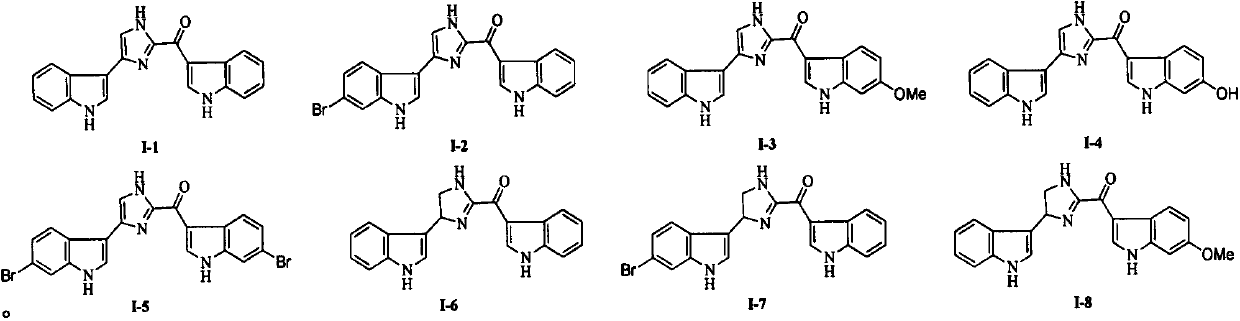 Application of Topsentin alkaloids in resistance to plant viruses and germs