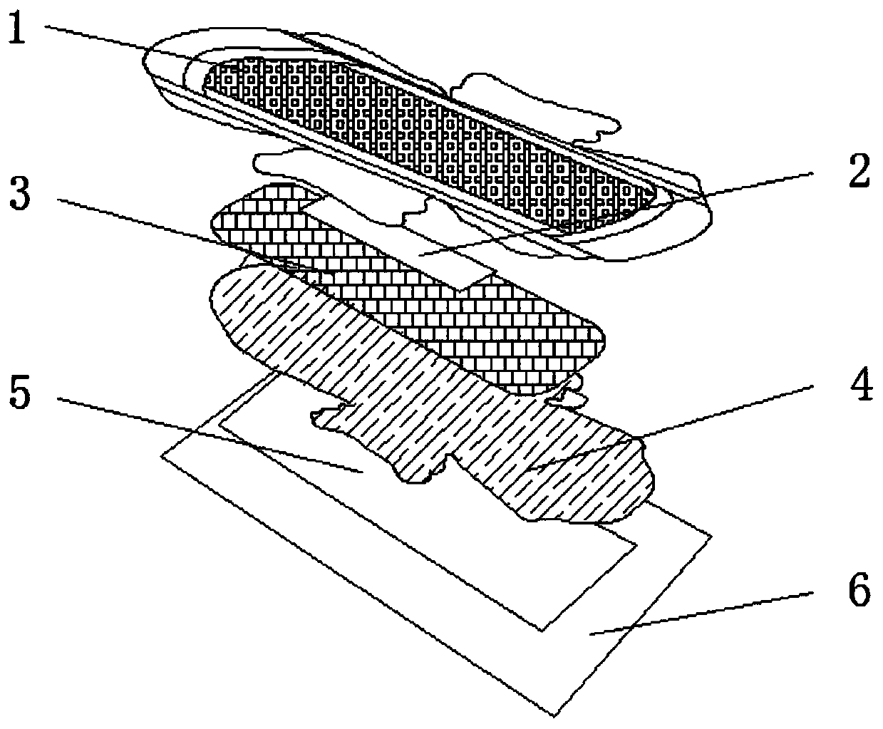 Panty liner with sterilization effect