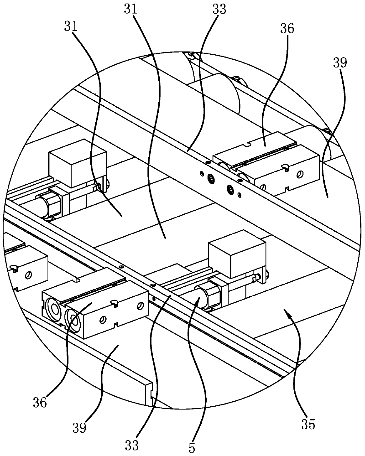 Overturning mechanism of engraving and milling machine