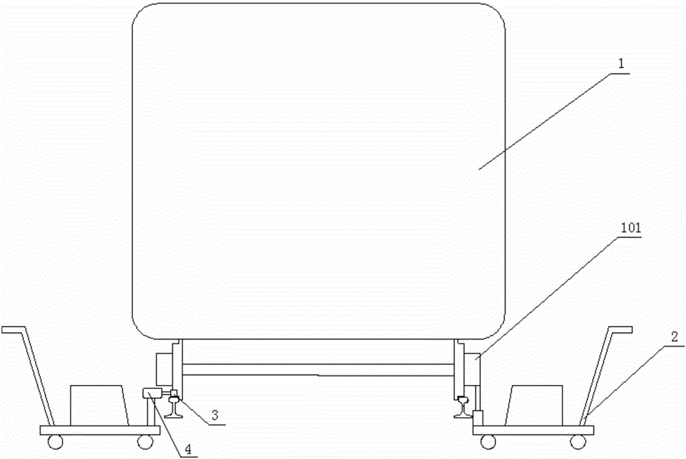 System for evaluating reliability of bogie rolling bearing based on offline state vibration characteristics