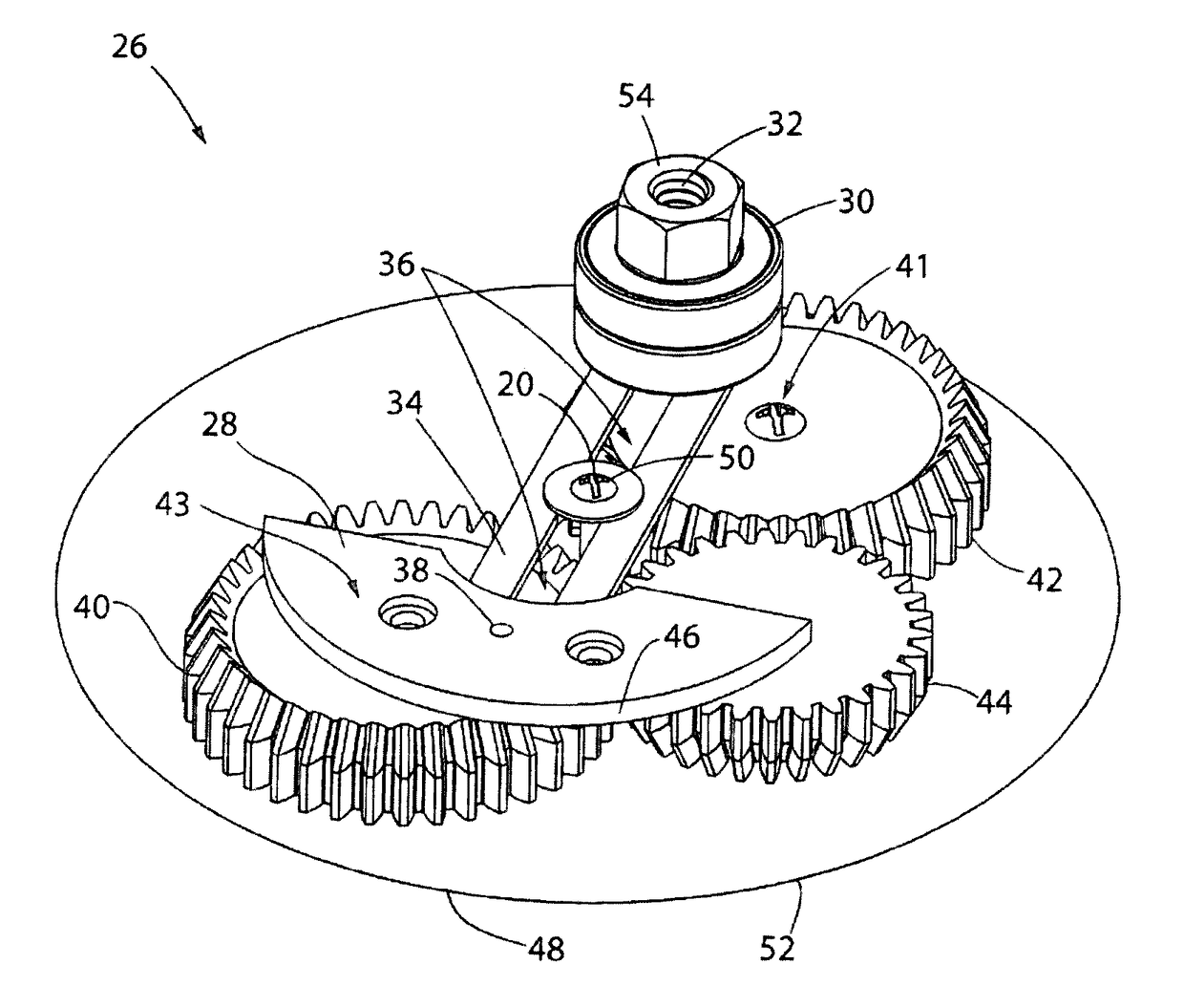 Adjustable Stroke Mechanism for Random Orbital Machine