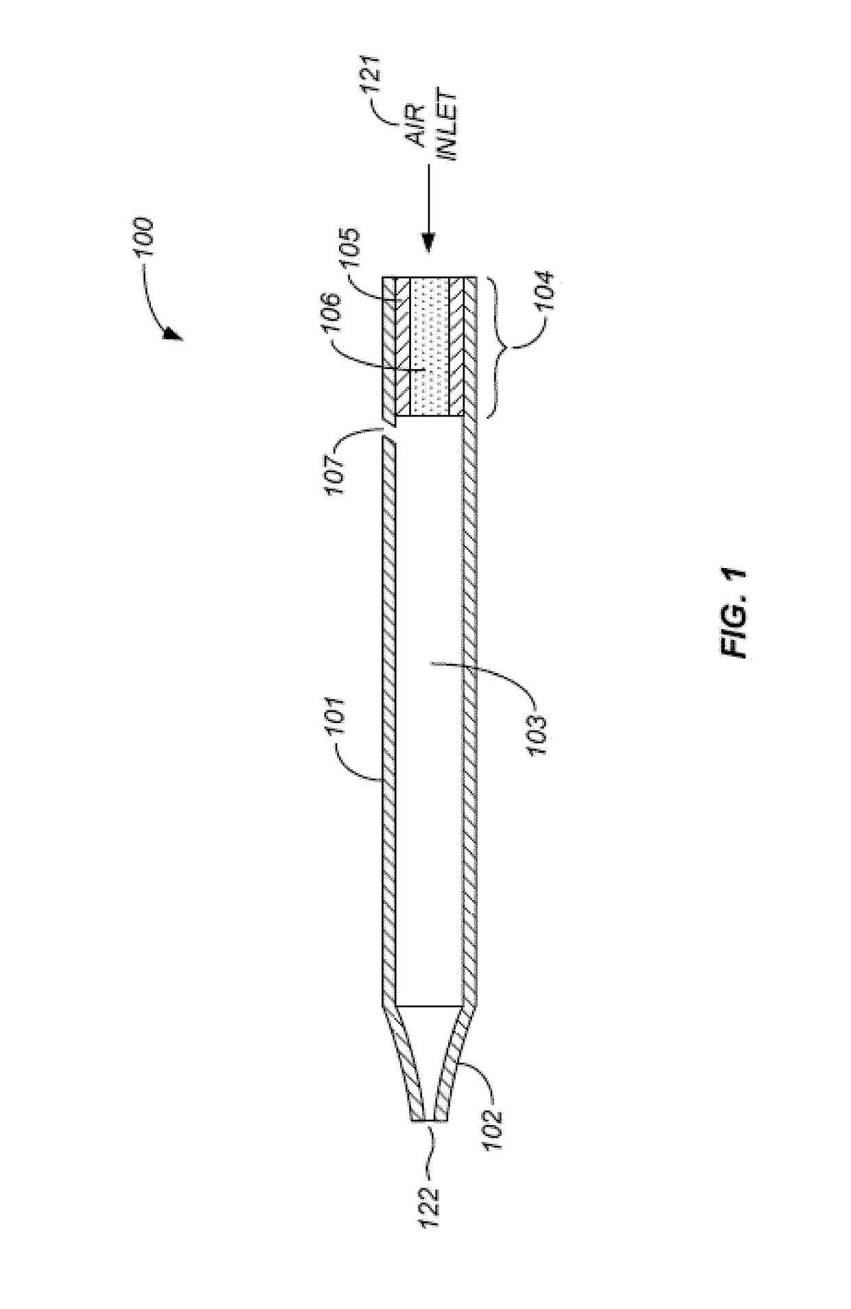 Vaporizer devices with blow discrimination