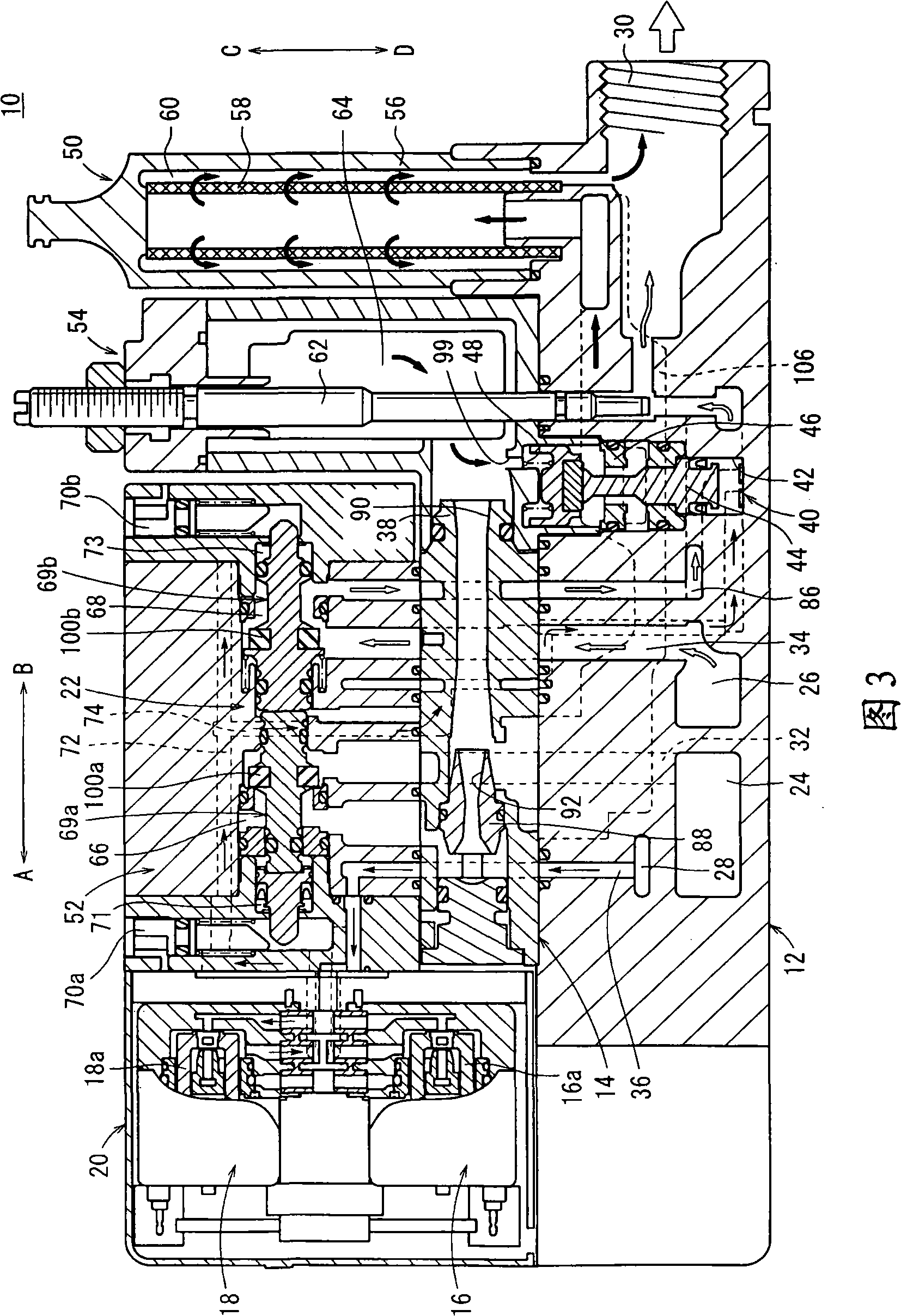 Vacuum generating unit