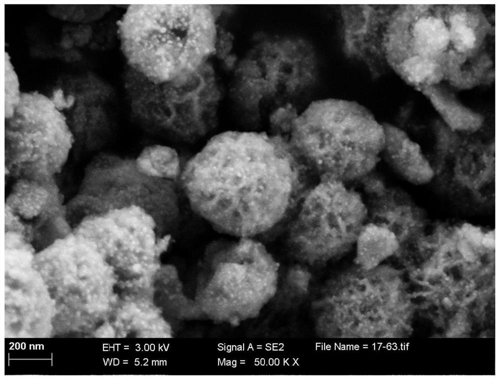 Preparation method of cobalt disulfide/carbon hollow nanoflower composite material and prepared composite material