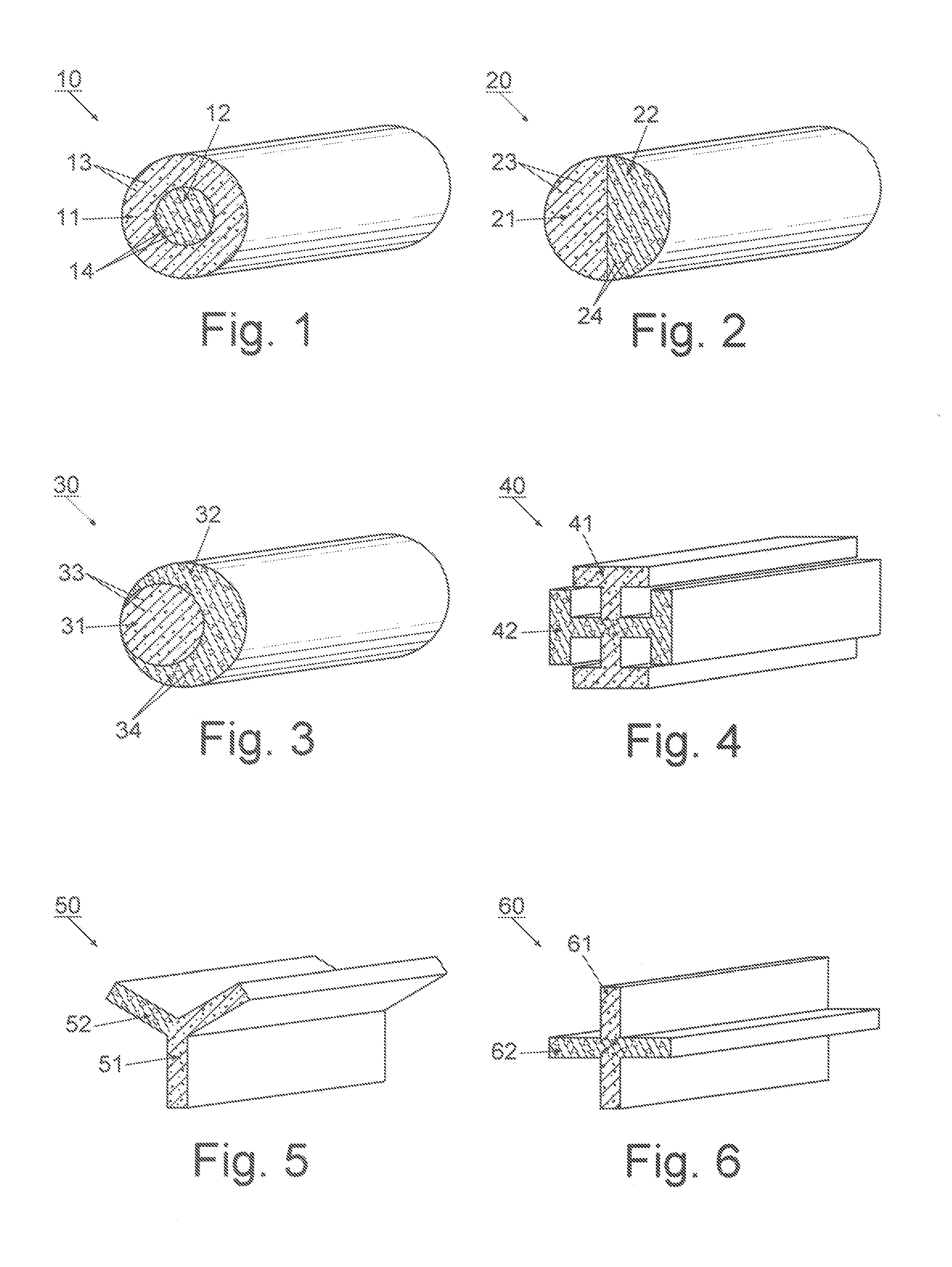 Multicomponent Taggant Fibers and Method