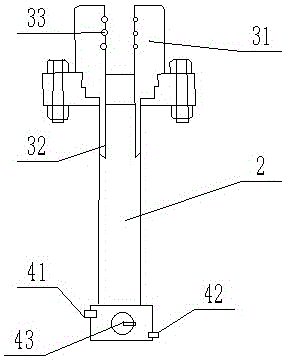 Online temperature measuring device and method for VD refining furnace