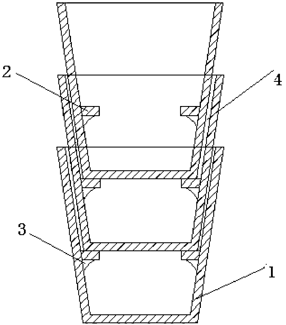 Plastic bucket suitable for storage