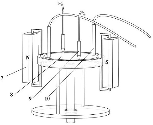 Ultrasonic vibration coupling magnetic field assisted arc fuse additive manufacturing system