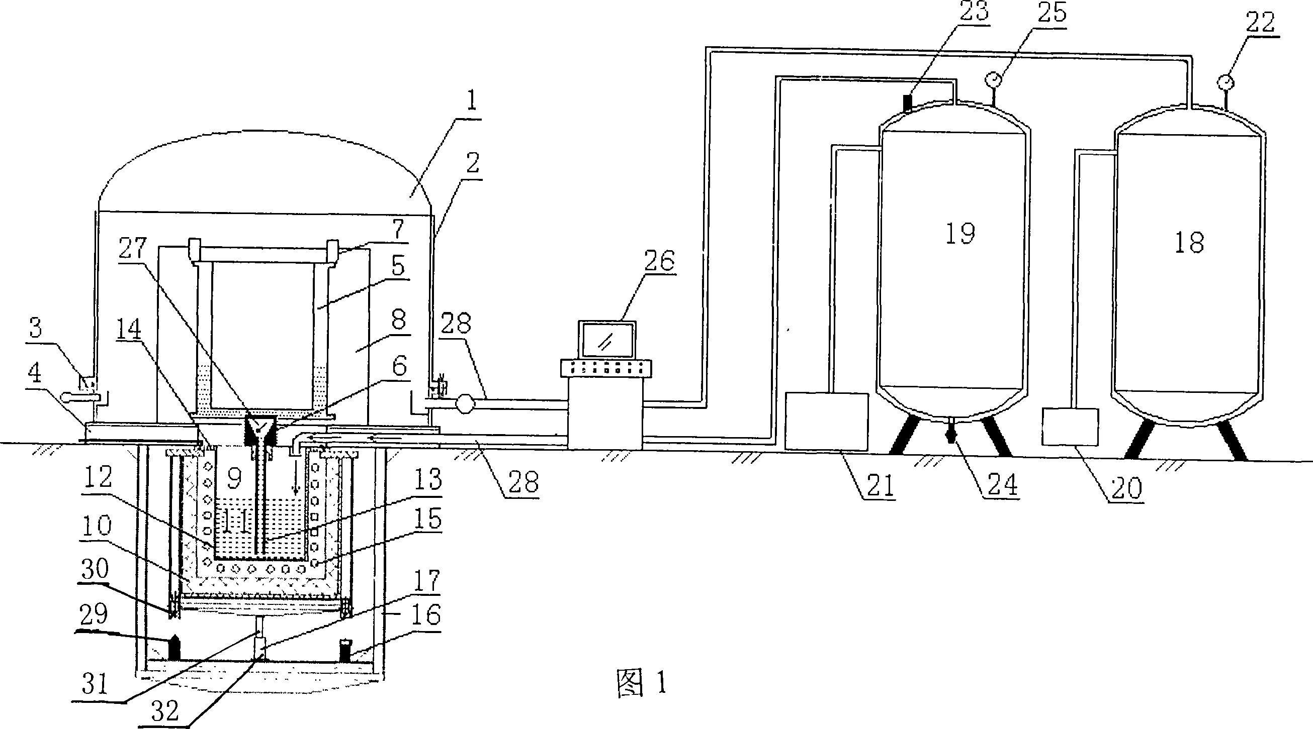 Vacuum differential pressure pressurization casting method and device