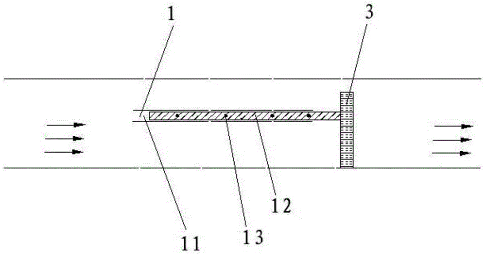 Automatic overturning and beating type pipeline dredging device based on telescopic slide rails