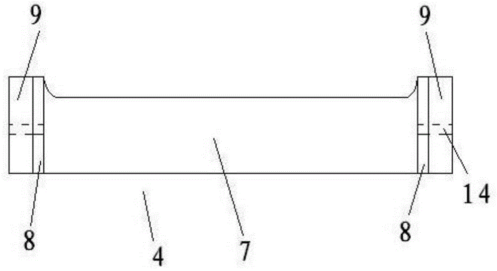 Automatic overturning and beating type pipeline dredging device based on telescopic slide rails