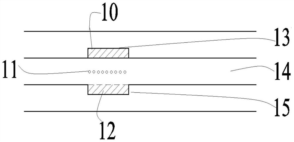 System for measuring content of water in flow channel of proton exchange membrane fuel cell