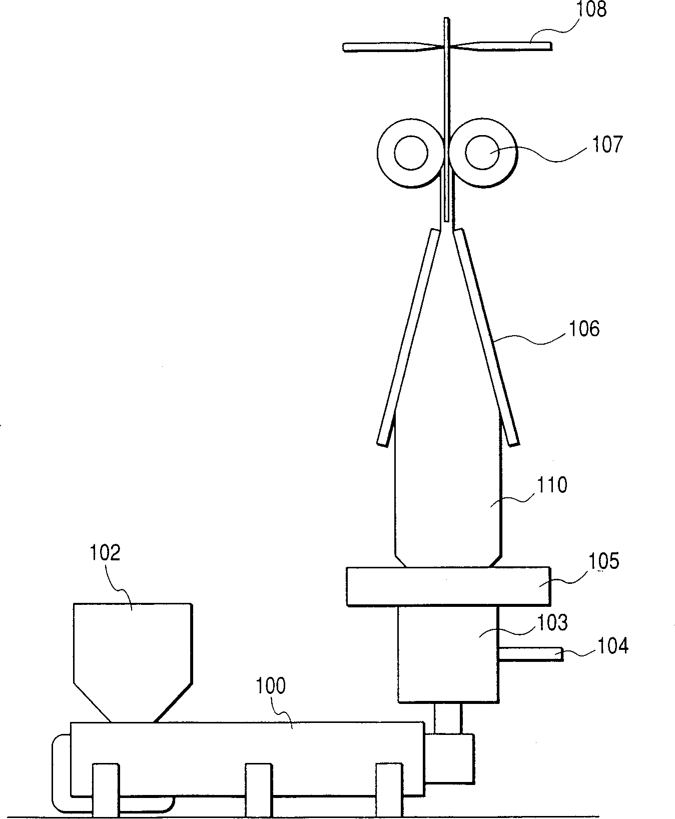 Processing box image device and inter-transferring belt