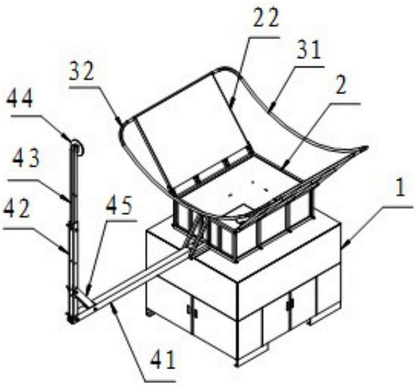 Anchoring and releasing device used for automatic inflatable deployment of small captive balloon