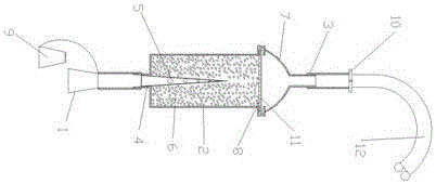 Disposable wetting nasal oxygen cannula